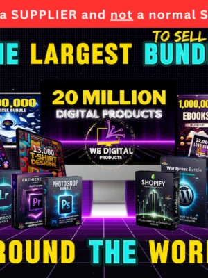 20 Million Digital Products to Sell | Master Resell Rights Products | Digital Products Bundle | PLR Bundle Digital Products | Passive Income