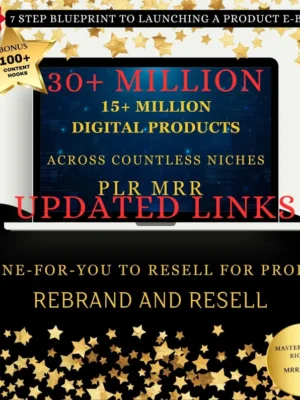 22 Million Digital Products to Sell| Master Resell Rights Products | Digital Products Bundle | PLR Bundle Digital Products | Passive Income